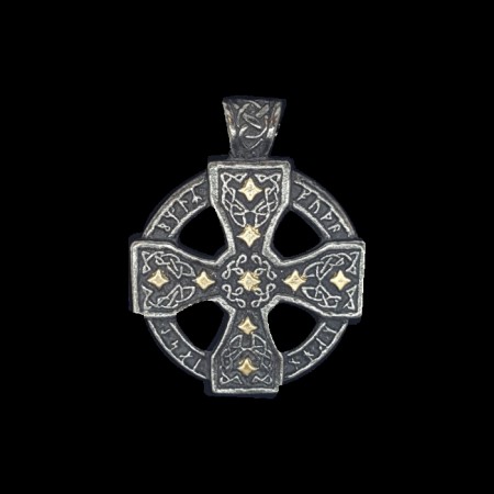 Runic Celtic Cross - Nordic Lights